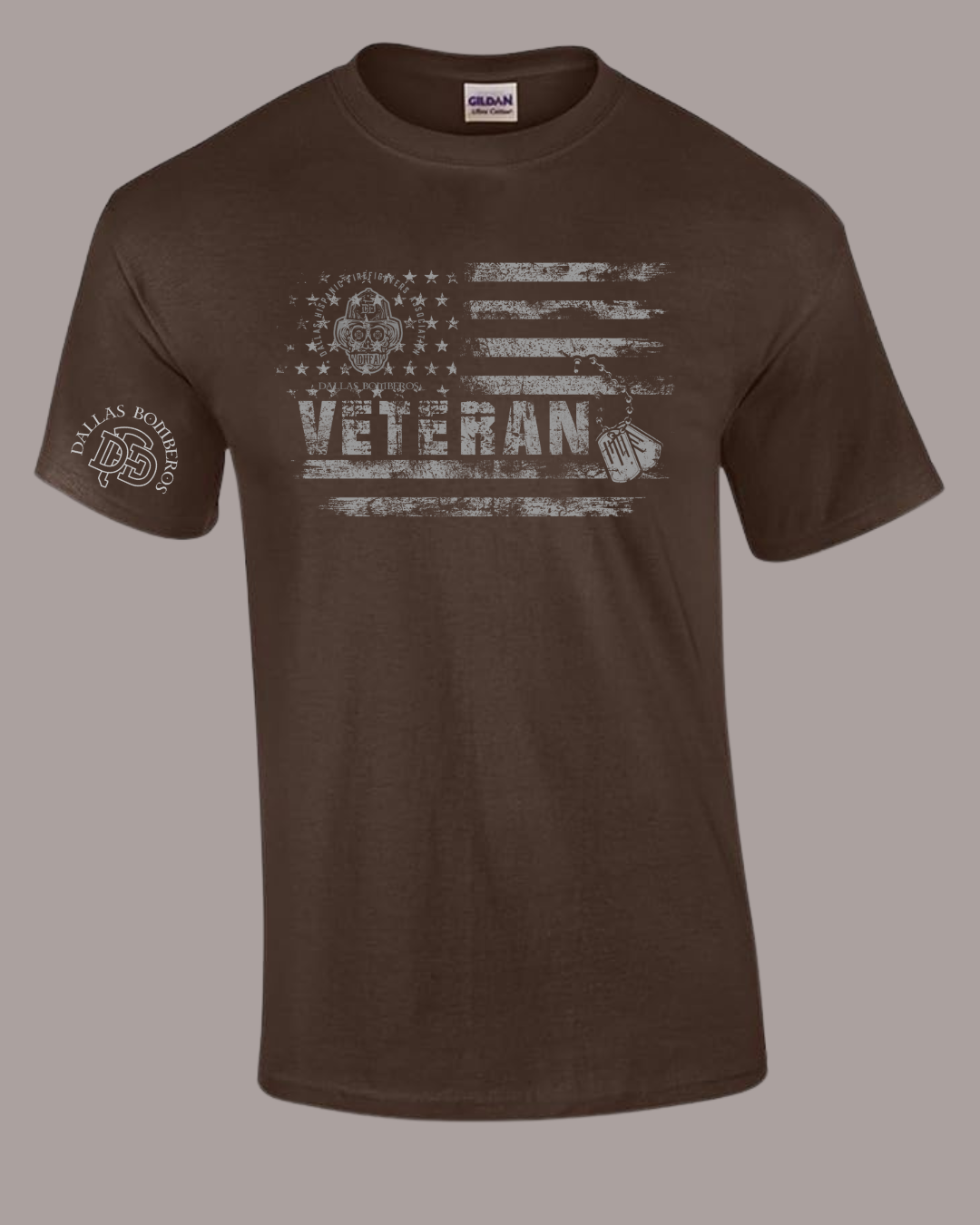 Dallas Bomberos veteran short sleeve t-shirt