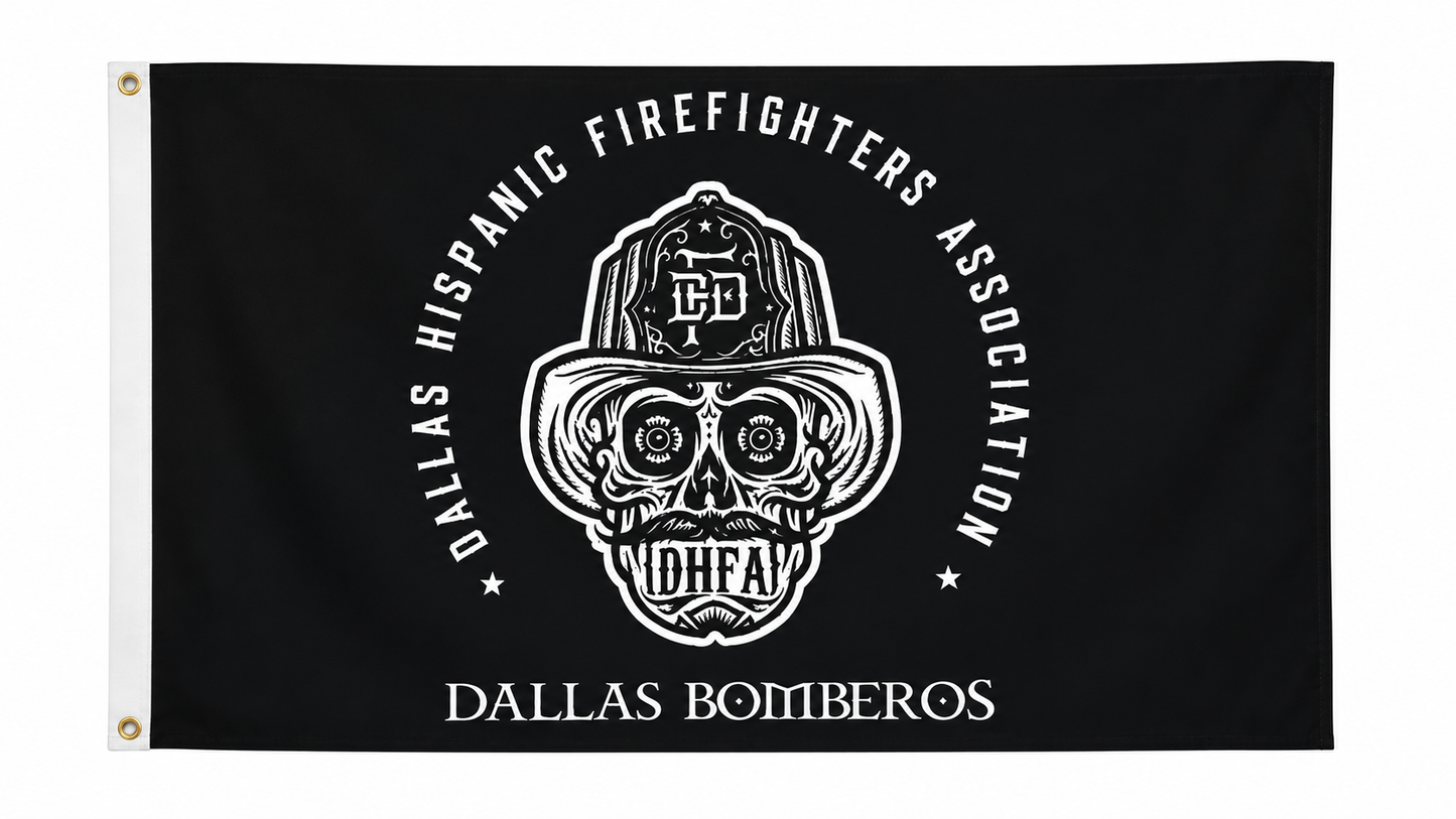 4 x 6 Dallas Bomberos Flag