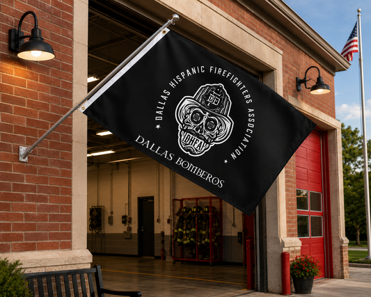 4 x 6 Dallas Bomberos Flag