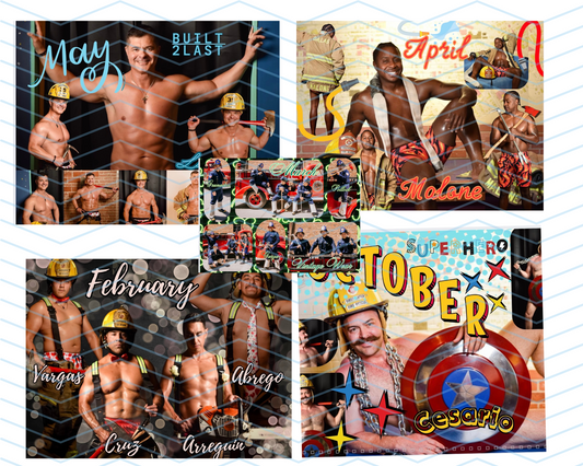 2026 DHFA Calendar Fundraiser 24-Month Male Edition( ON SALE)
